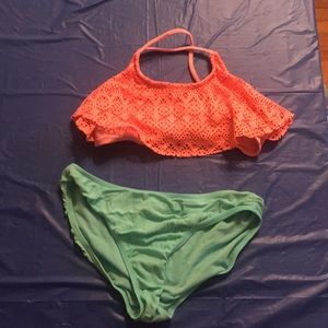 Neon bathing suit